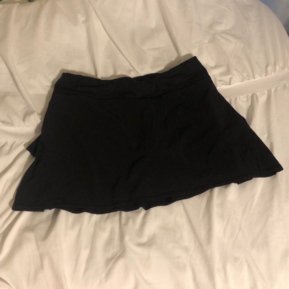 lululemon black tennis skirt
